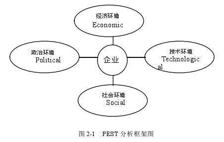 图 2-1   PEST 分析框架图 