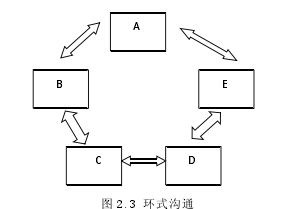 图 2.3 环式沟通